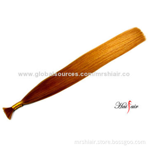 18-inch Ombre Color Human Remy Straight Bulk Hair